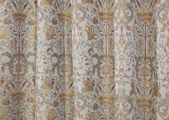 Kyoto Pencil Pleat, Natural - Ready Made Curtains - Image 5